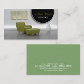 Carte de visite de design d'intérieur (Devant / Derrière)