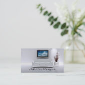 Carte de visite de design d'intérieur (Debout devant)