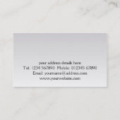 Carte de visite de design d'intérieur (Dos)