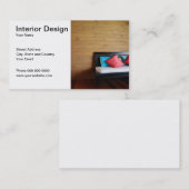 Carte de visite de design d'intérieur (Devant / Derrière)