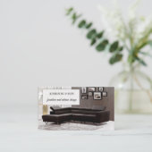 Carte de visite de Design d'intérieur de mobilier (Debout devant)