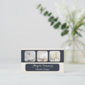 Carte de visite de Design d'intérieur photo person (Debout devant)