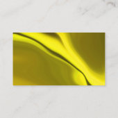 Carte de visite de design jaune lisse (Dos)