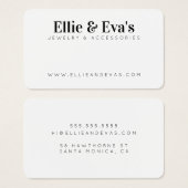 Carte de visite de design moderne personnalisé et (Devant & derrière)