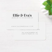 Carte de visite de design moderne personnalisé et (Bureau)