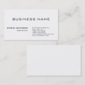 Carte de visite de design professionnel extraordin (Devant / Derrière)