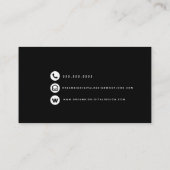 Carte de visite de designer d'intérieur (Dos)