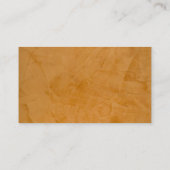 Carte de visite de designer d'intérieur rustique (Dos)