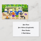 Carte de visite de dessin animé RV (Devant / Derrière)