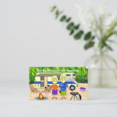 Carte de visite de dessin animé RV (Debout devant)