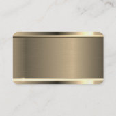 carte de visite de dessin de barbier (Dos)