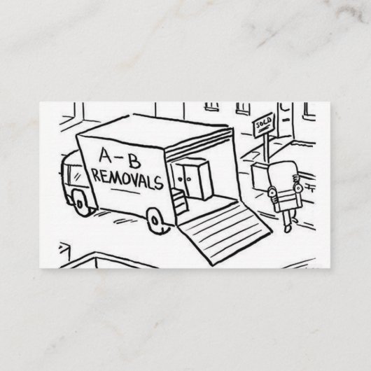 Carte de visite de dessin des autorisations de la  (Dos)