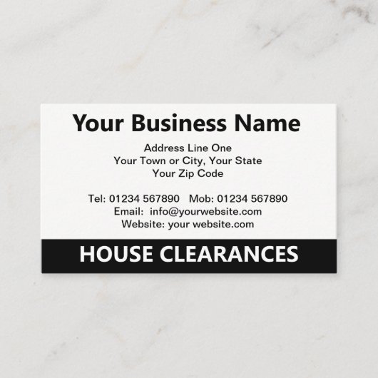 Carte de visite de dessin des autorisations de la  (Devant)