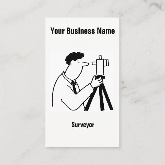 Carte de visite de dessin des services de l'enquêt (Dos)