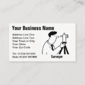 Carte de visite de dessin des services de l'enquêt (Devant)