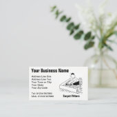 Carte de visite de dessin pour tapis (Debout devant)