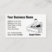 Carte de visite de dessin pour tapis (Devant)