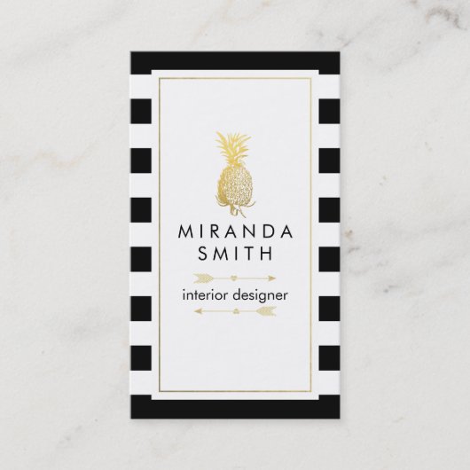 Carte de visite de dessinateur d'intérieurs - (Devant)