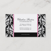 Carte de visite de dessinateur d'intérieurs (Dos)