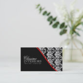 Carte de visite de dessinateur d'intérieurs (Debout devant)