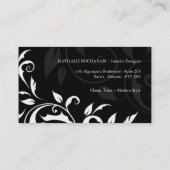 Carte de visite de dessinateur d'intérieurs (Dos)