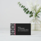 Carte de visite de dessinateur d'intérieurs (Debout devant)