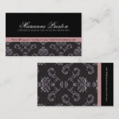 Carte de visite de dessinateur d'intérieurs de (Devant / Derrière)