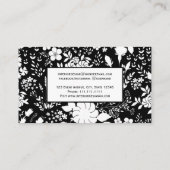 Carte de visite de dessinateur d'intérieurs (noir (Dos)