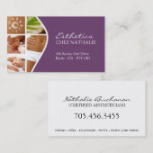 Carte de visite de ~ d'Esthetician (Devant / Derrière)