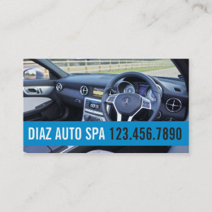 Carte de visite de détail automatique professionne