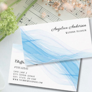 Carte de visite de détails Turquoise Blue Gold