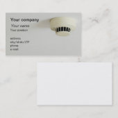 Carte de visite de "détecteur de fumée" (Devant / Derrière)