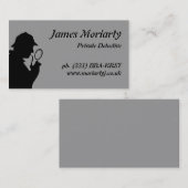 Carte de visite de détective privé/investigateur (Devant / Derrière)