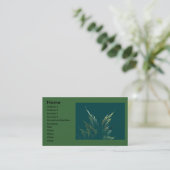 Carte de visite de devenez écolo (Debout devant)