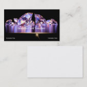 Carte de visite de diamants de bijoux de pierres p (Devant / Derrière)