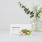 Carte de visite de diététicien (Debout devant)