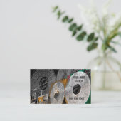 carte de visite de disque vinyle (Debout devant)