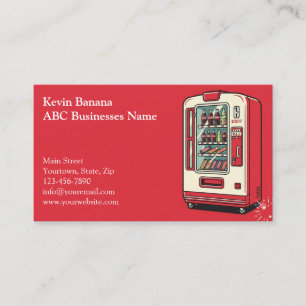 Carte de visite de distributeur automatique