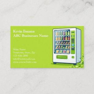 Carte de visite de distributeur automatique