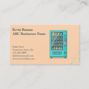 Carte de visite de distributeur automatique