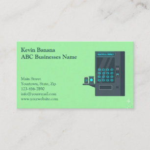 Carte de visite de distributeur automatique