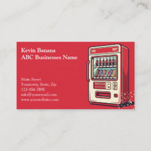 Carte de visite de distributeur automatique