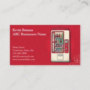Carte de visite de distributeur automatique