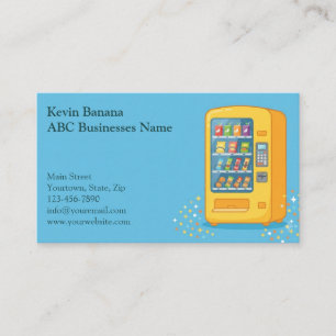 Carte de visite de distributeur automatique