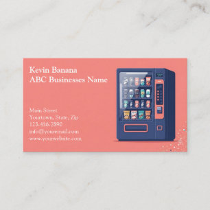 Carte de visite de distributeur automatique