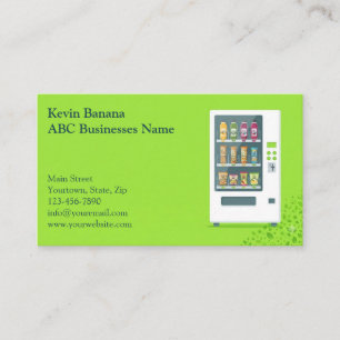 Carte de visite de distributeur automatique