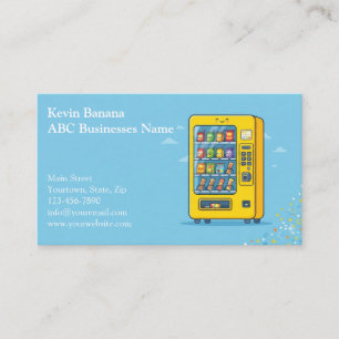 Carte de visite de distributeur automatique