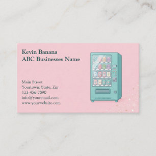 Carte de visite de distributeur automatique