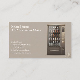 Carte de visite de distributeur automatique