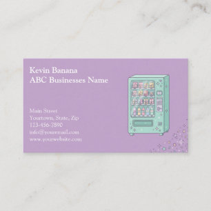 Carte de visite de distributeur automatique